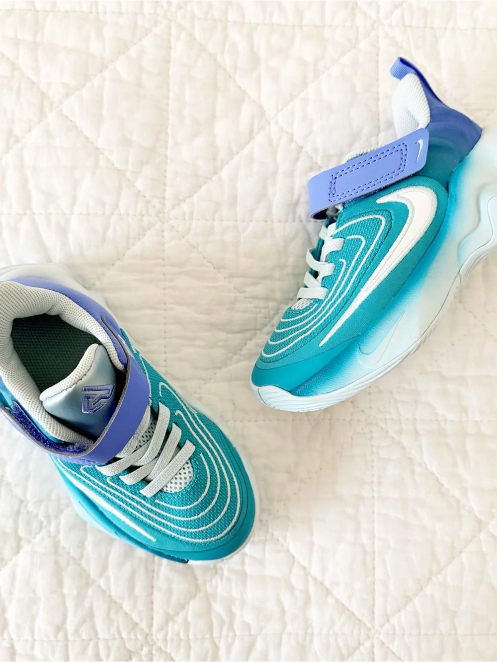 NEW NIKE 10 Boys Little Kid Giannis Immortality IV Basketball Sneakers Turquoise